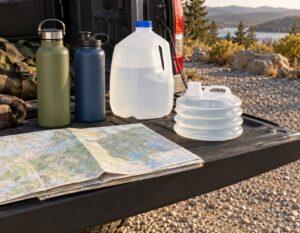 how much water to pack per person for a road trip
