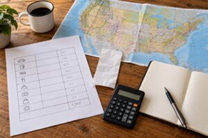 how to budget for a cross country road trip