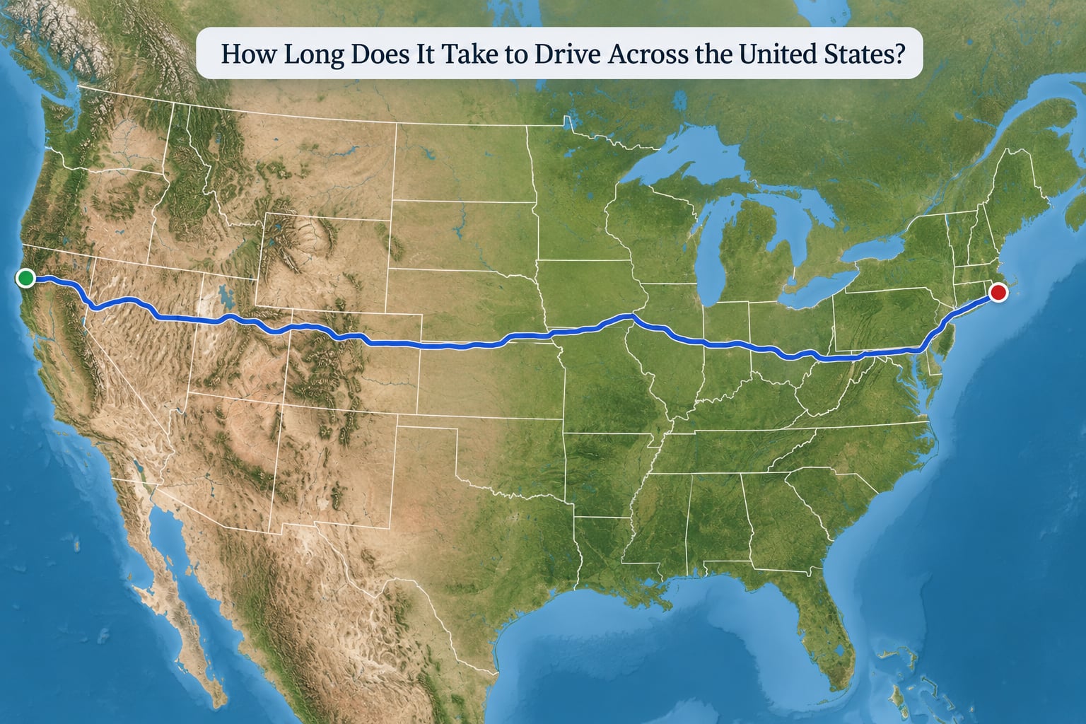 How Long Does It Take to Drive Across the United States?