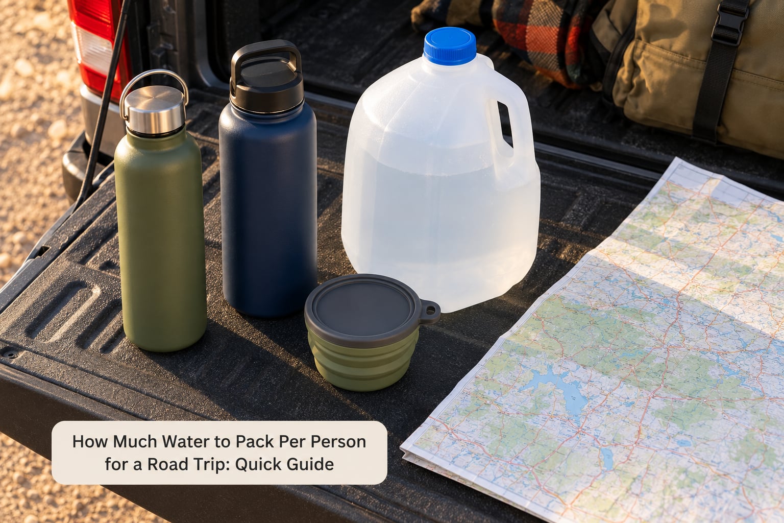 How Much Water to Pack Per Person for a Road Trip: Quick Guide