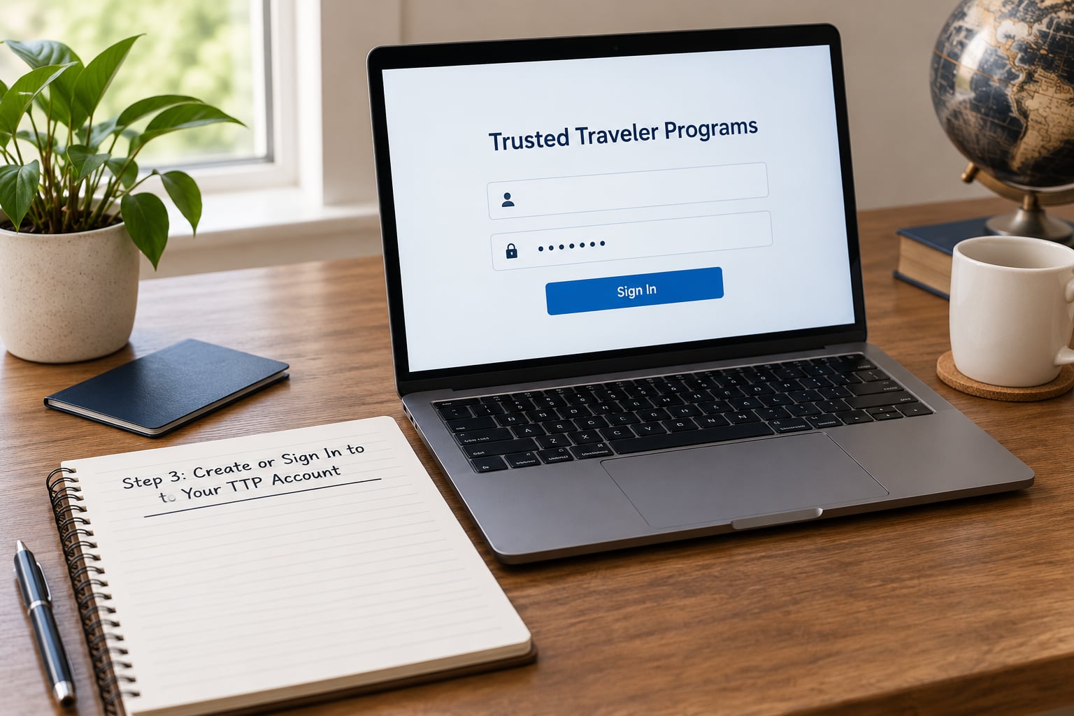 Step 3: Create or Sign In to Your TTP Account