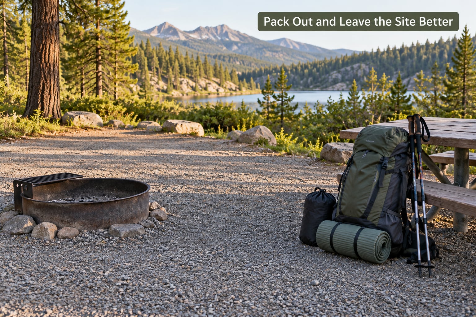 Pack Out and Leave the Site Better