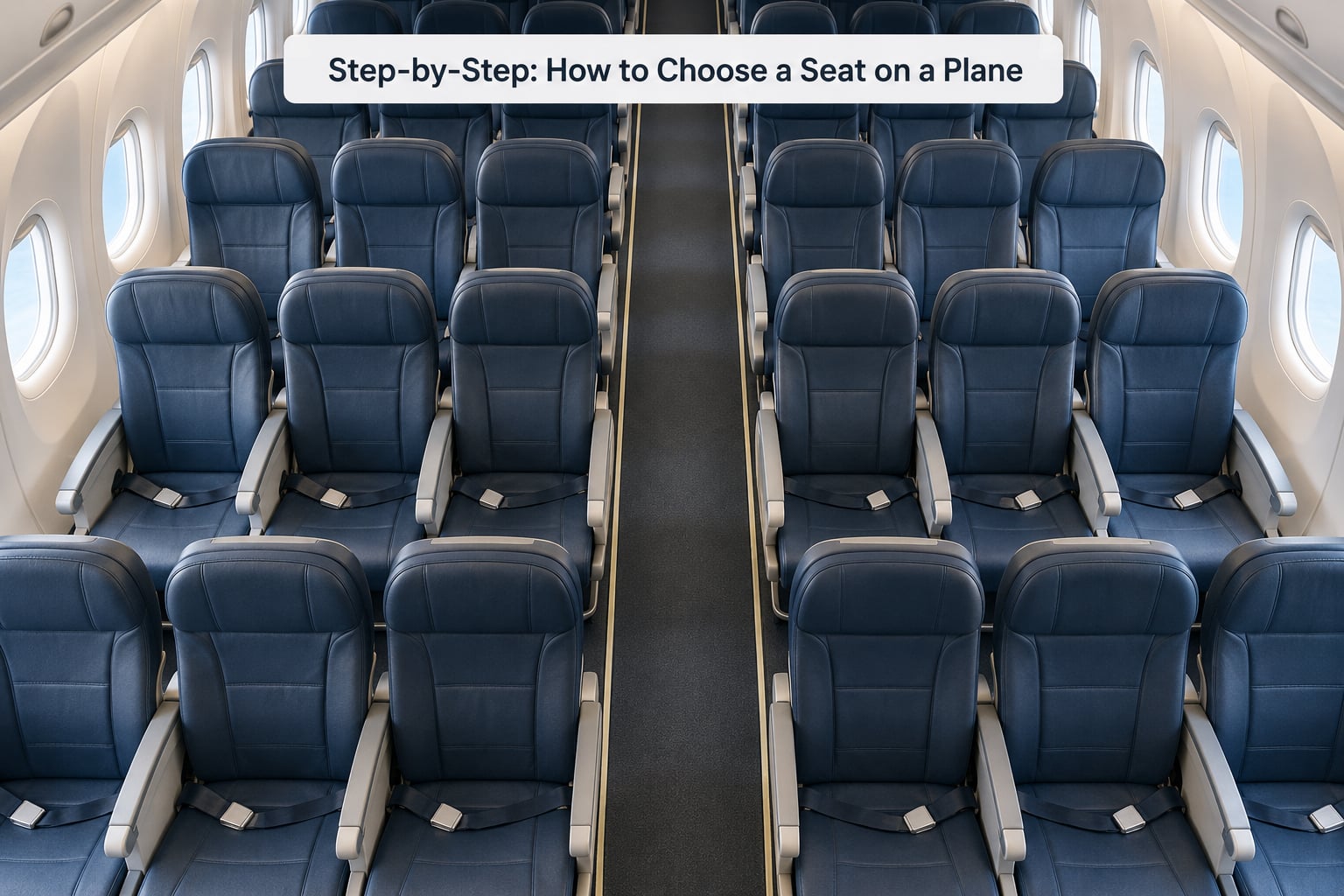 Step-by-Step: How to Choose a Seat on a Plane
