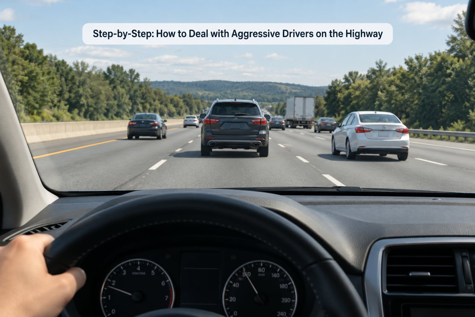 Step-by-Step: How to Deal with Aggressive Drivers on the Highway
