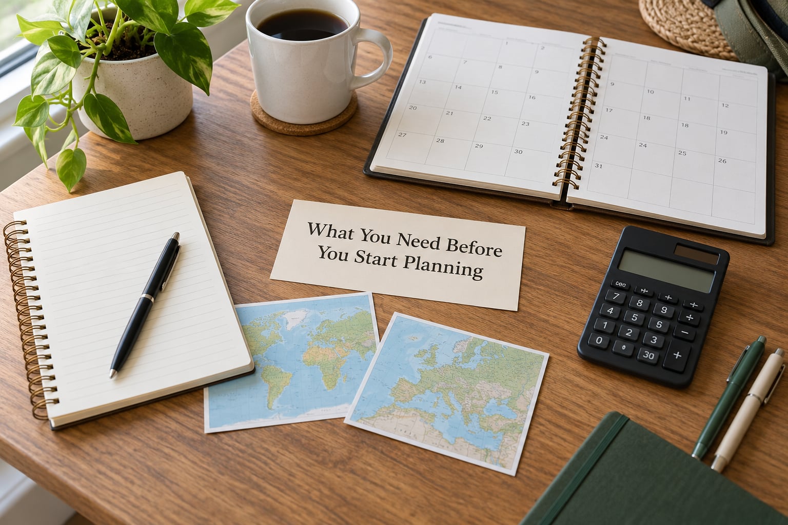 What You Need Before You Start Planning