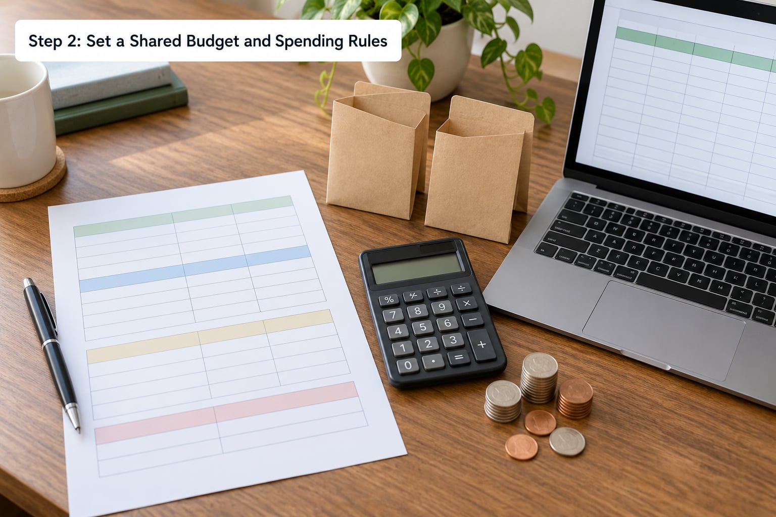 Step 2: Set a Shared Budget and Spending Rules