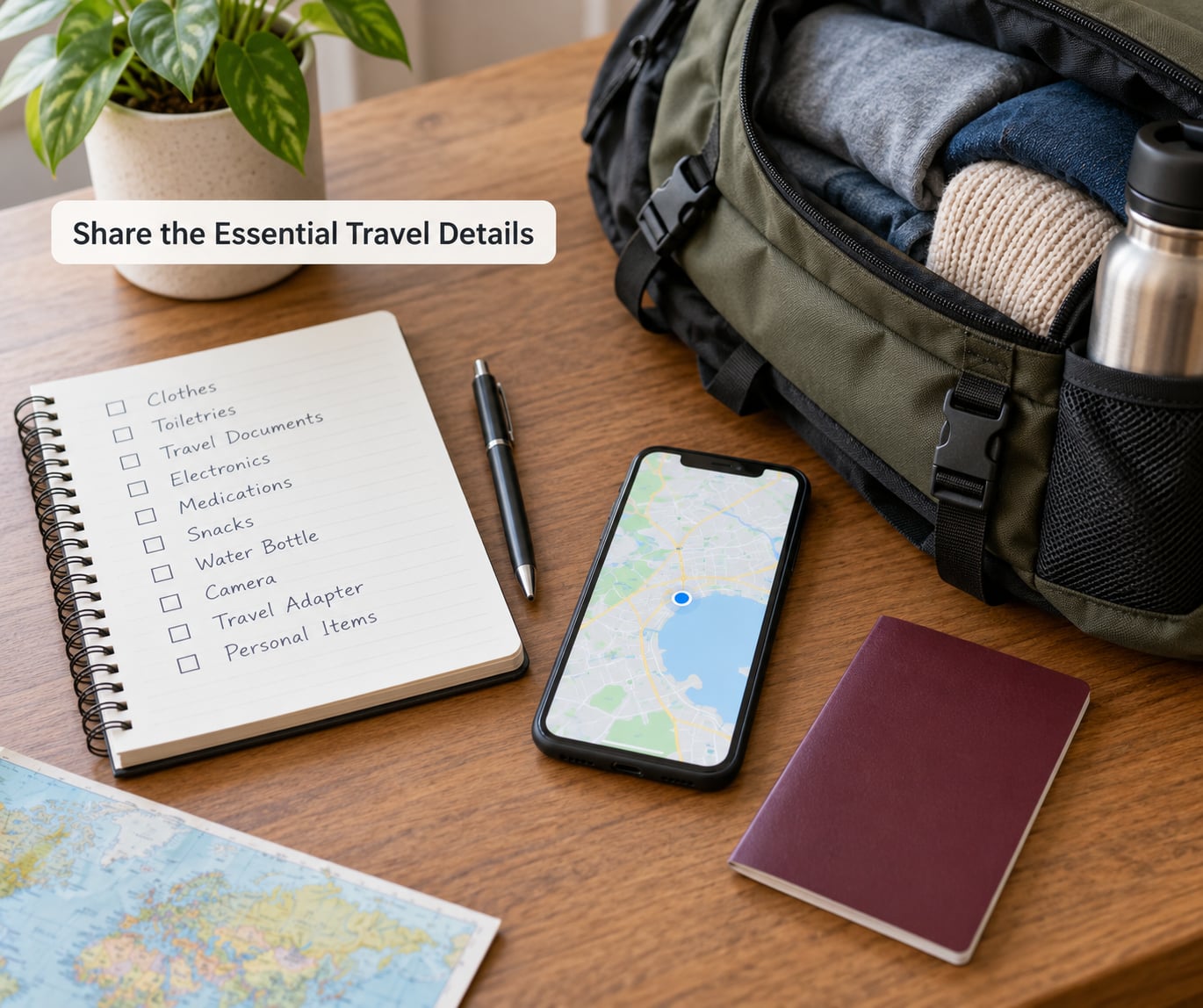 Share the Essential Travel Details