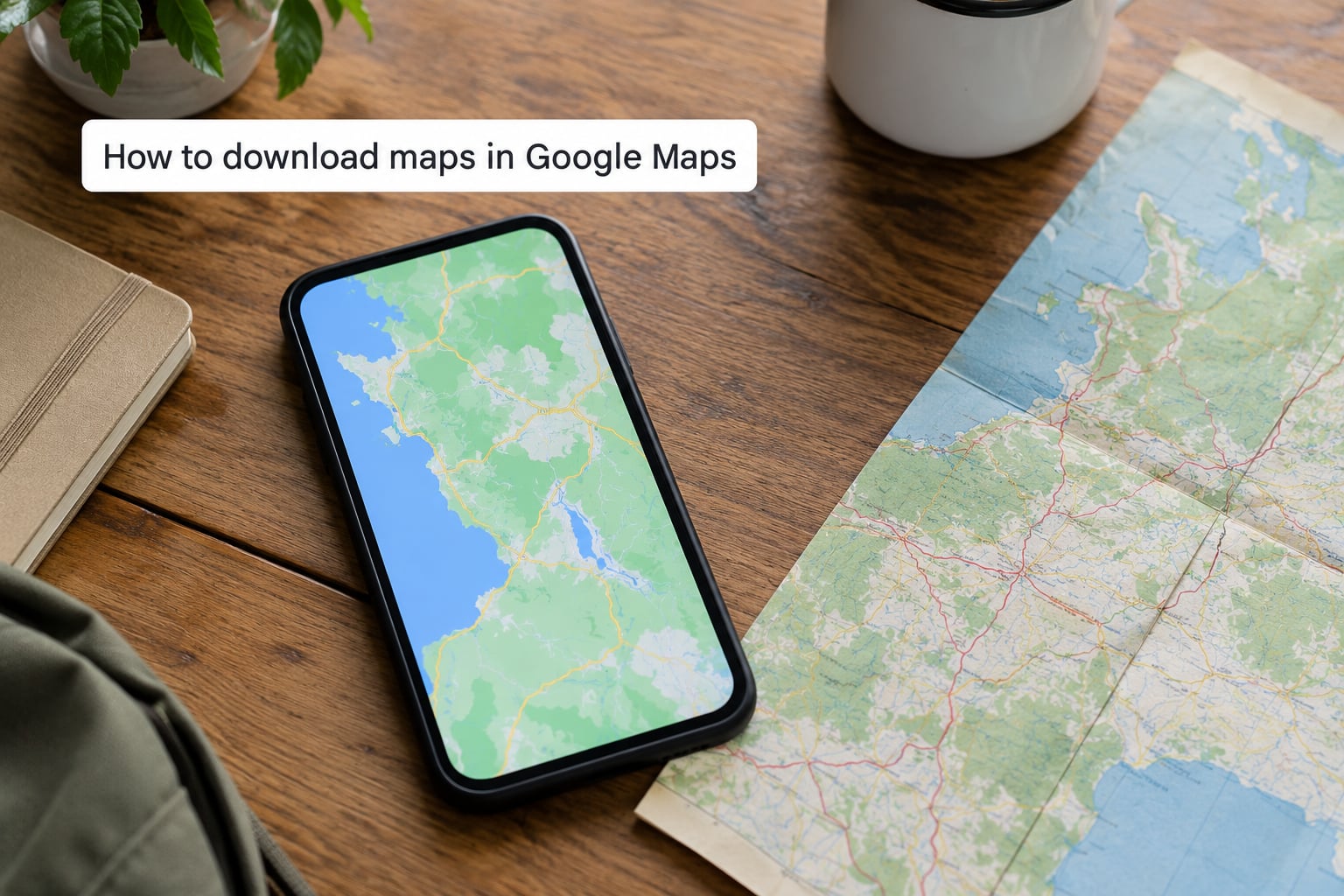 How to download maps in Google Maps