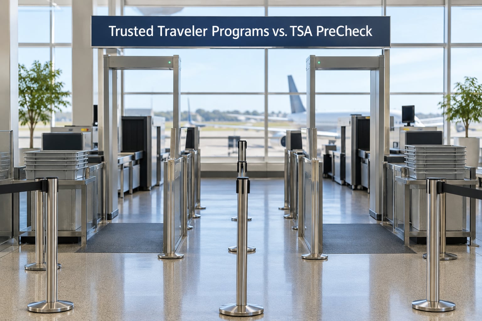 Trusted Traveler Programs vs. TSA PreCheck