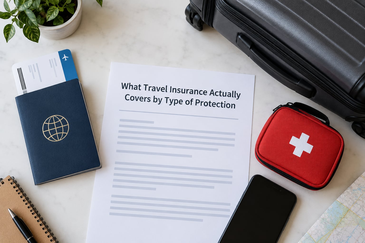 What Travel Insurance Actually Covers by Type of Protection